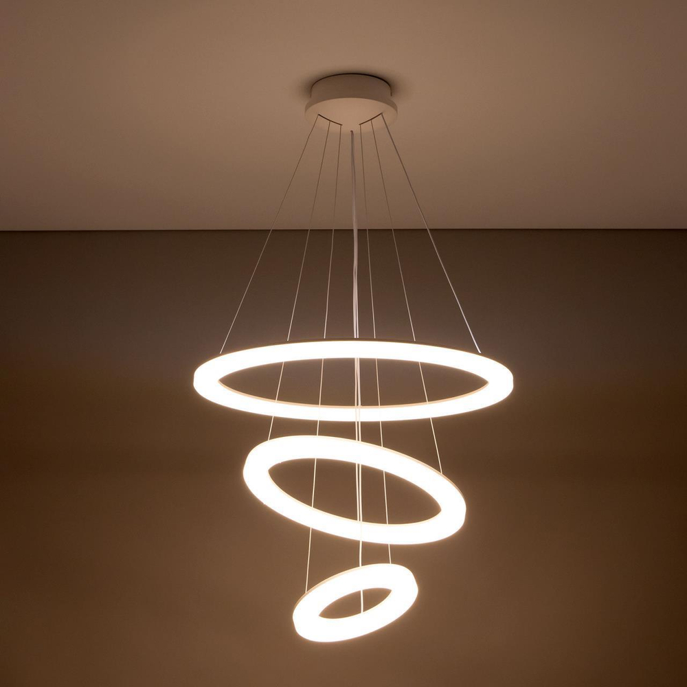 Подвесная светодиодная люстра Citilux Электрон Смарт CL710A104S