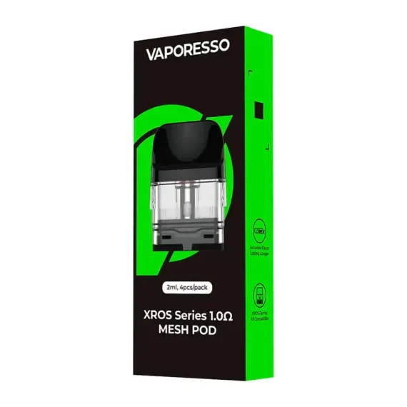 Vaporesso XROS Replacement Pods 1.0 Ohm (x4)