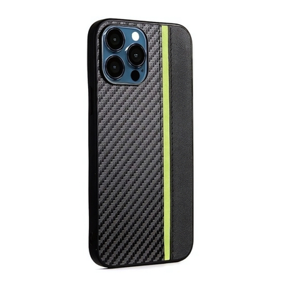 Чехол для iPhone 13 Pro Max, карбоновый , 012465 Красный