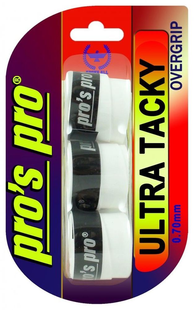 Теннисные намотки Pro&#39;s Pro Ultra Tacky (3P) - белый