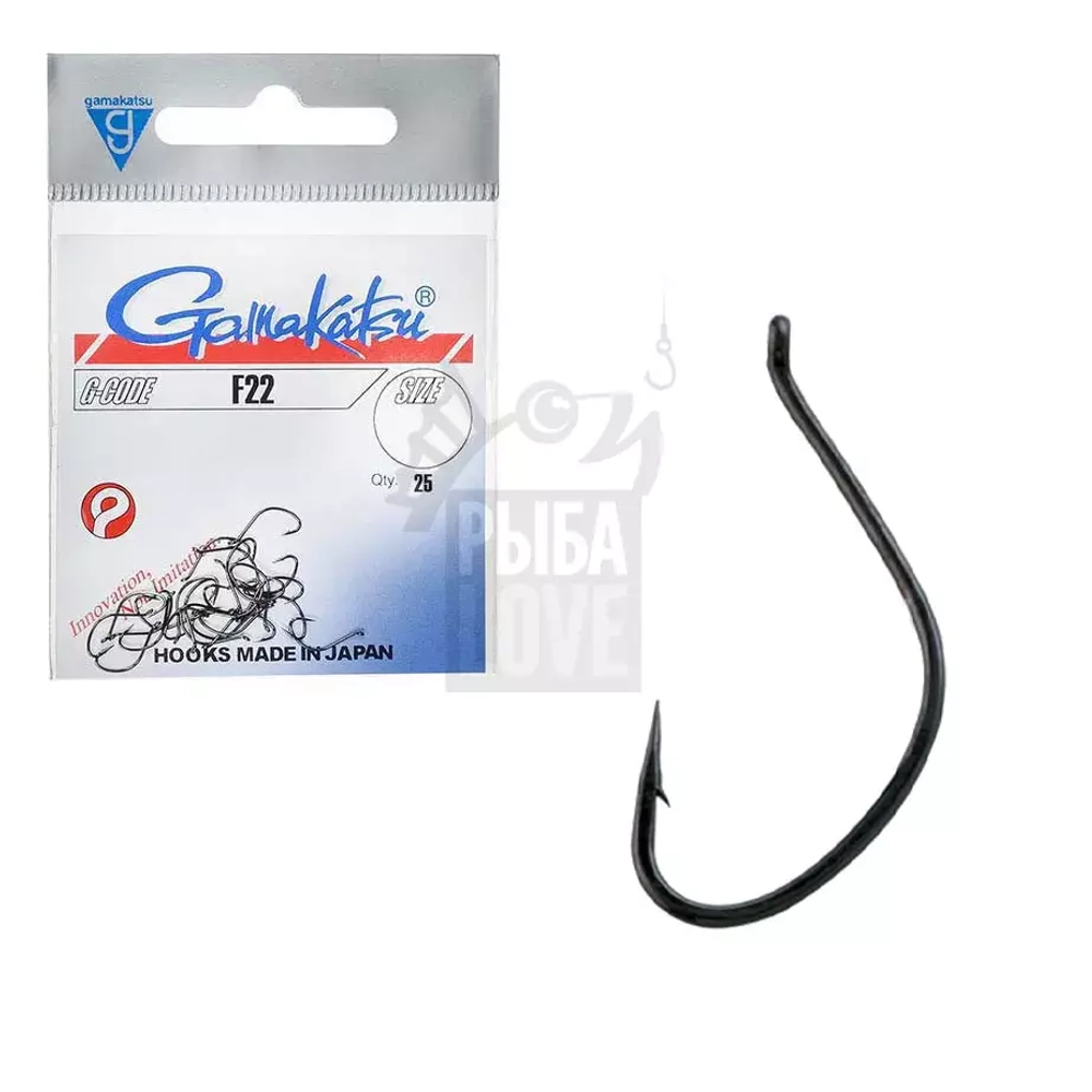 Крючок Gamakatsu F22 №6-10 Гамакацу Ф22