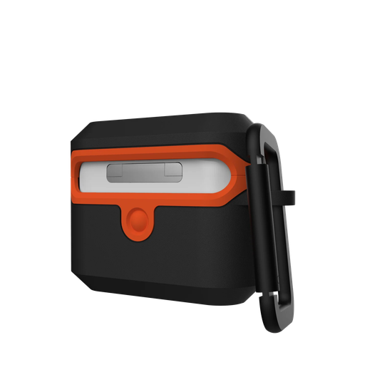 UAG Standard Issue Hard Case 001 for AirPods Pro 1 & 2 Black / Orange (Чёрный / Оранжевый)10243F114097