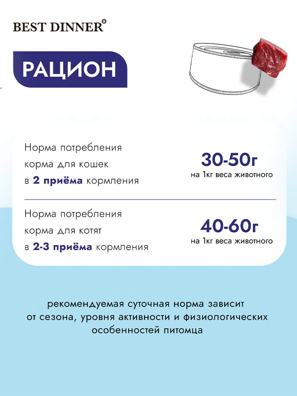 Best Dinner Эксклюзив Vet Profi для кошек - Конс  Renal "Перепелка с рисом" Exclusive VET PROFI - 100 г