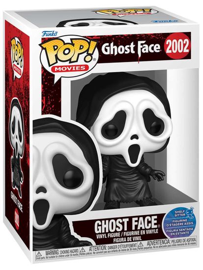 Фигурка Funko POP! Movies Ghost Face Ghost Face (Shelf Sitter) (2002) 90441 / Фигурка Фанко ПОП! по мотивам франшизы "Крик", Призрачное лицо
