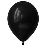 Воздушный шар с гелием, 1шт., М12/30см, DECOBAL, черный