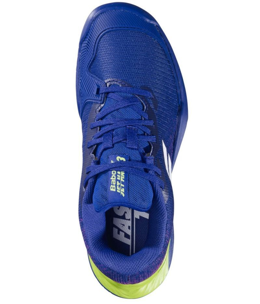 Детские теннисные кроссовки Babolat Jet Mach 3 Junior All Court - dark blue