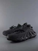 Кроссовки Изики детские - Yeezy boost- темно-серые