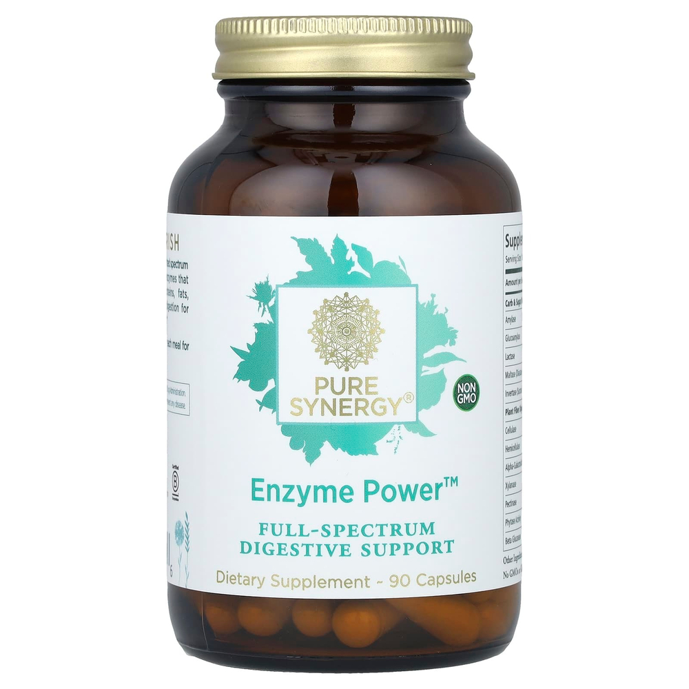 Pure Synergy, Enzyme Power ™, 90 капсул