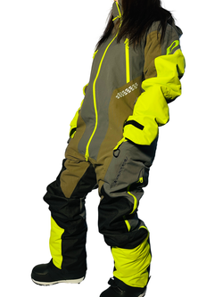 Комбинезон EXTREME 2.0 Man Grey - Brown - Lime Утепленный (100) (KL)