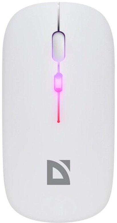 Мышь DEFENDER игровая беспроводная + Bluetooth 2,4G Coda MB-261 Белая
