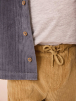 Рубашка вельветовая и брюки вельветовые в комплекте для мальчика Next B30-377, Серый, Песочный