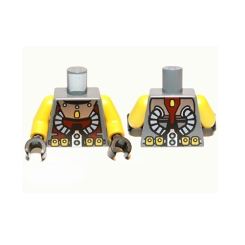 Торс Atlantis Diver с двумя шлангами и желтым поясом желтые руки 973pb0799c01