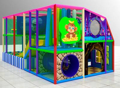 Детский игровой лабиринт «Приключения обезьянки»