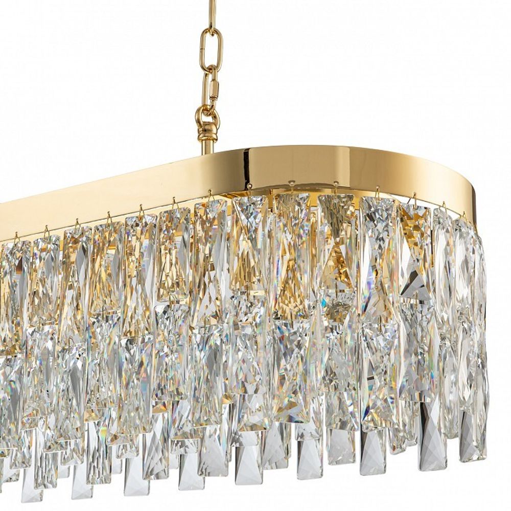 Подвесная люстра Indigo Anna 12029/10PL Gold