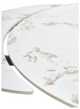 Стол BUENO 120 GLOSS GOLDEN JADE SOLID CERAMIC / BLACK