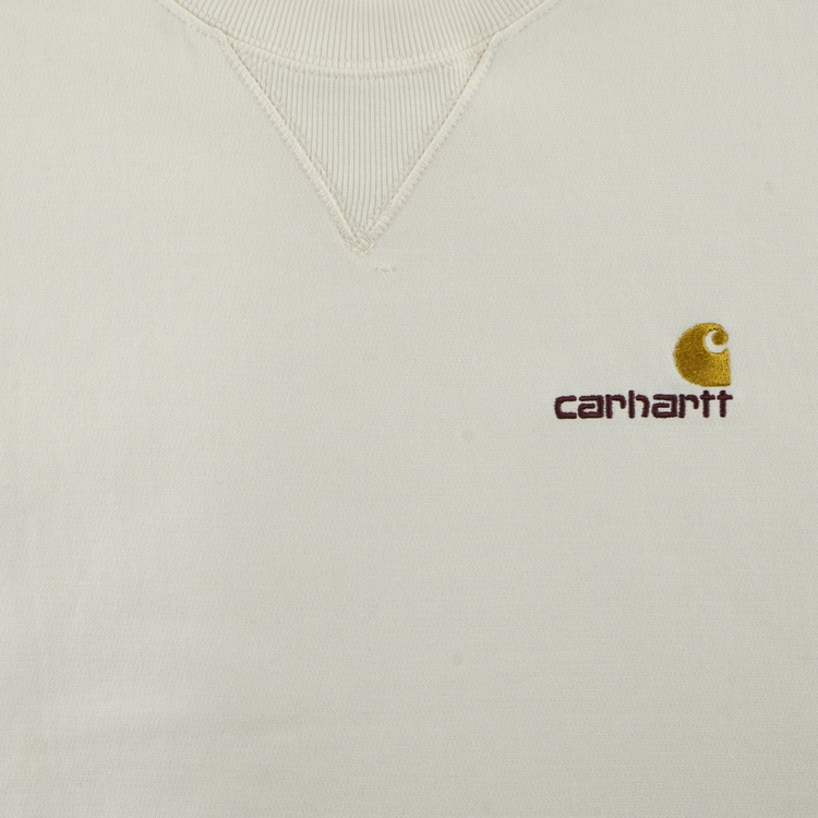 Толстовка мужская Carhartt WIP American Script Sweatshirt артикул:I025475_white - купить в магазине Дайс
