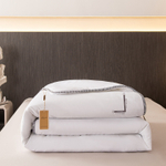 Одеяло SM Всесезонное SM002 черно-белый кант 180*215 см