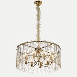 Citilux TALLA CL318292 Люстра хрустальная подвесная Золото