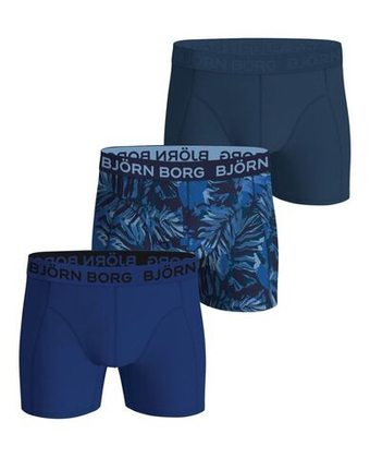 Мужские спортивные боксеры Björn Borg Cotton Stretch 3P - blue/print