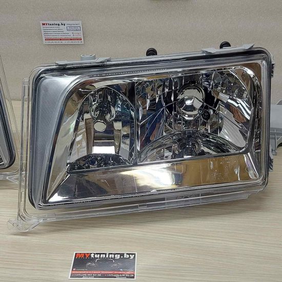 Передние фары CHROME для Mercedes E W124 (93-95)