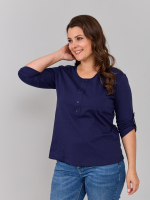 Лонгслив ЛНк-005/синий