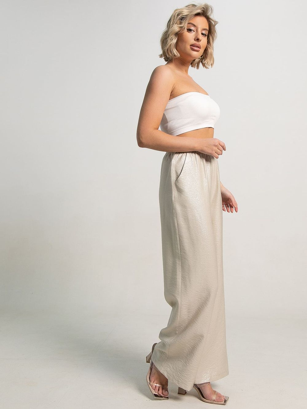 Брюки Сияние лета (бежевое серебро) Б15678-5М LT Collection