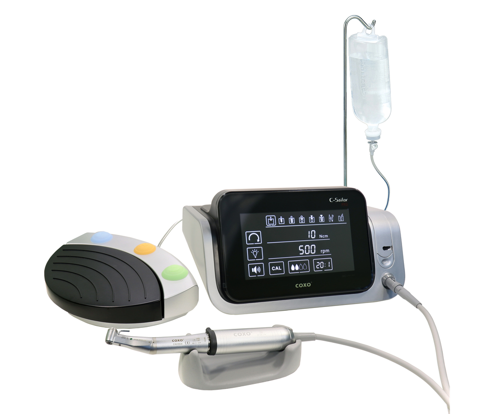 COXO C-Sailor Pro физиодиспенсер c наконечником, светом, с оптикой - имплантологическая система, Сохо