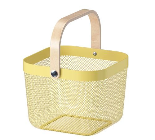 РИСАТОРП RISATORP Корзина 25x26x18 см, желтая