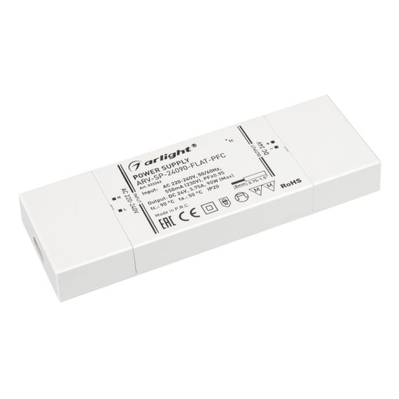 Блок питания Arlight ARV-SP-24012-FLAT-PFC 24V 90W IP20 3,75A 033262