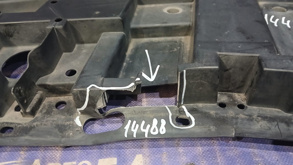Защита бампера NISSAN NOTE 2012-2016