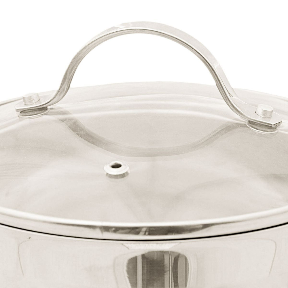 Кастрюля нерж, 2.2 л, с крыш, Катунь, Медея, КТ-АР-011-22, индукц