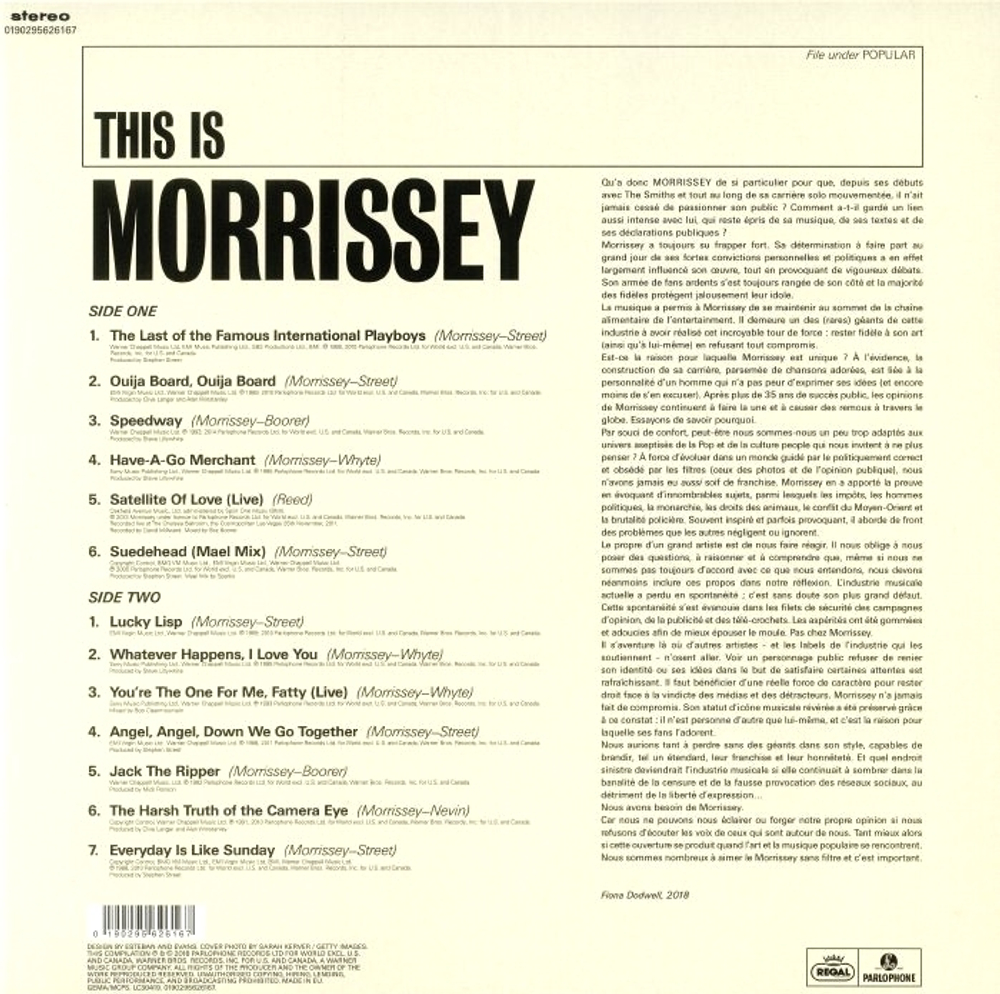 Morrissey / This Is Morrissey (LP)