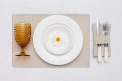 Салфетка под тарелку плотная 45х30 Luxberry Table Line натуральная