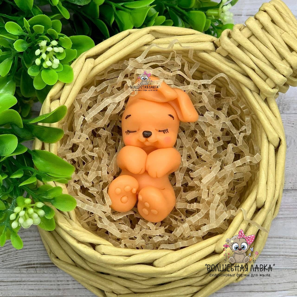 Силиконовая форма Зайчишка Моня