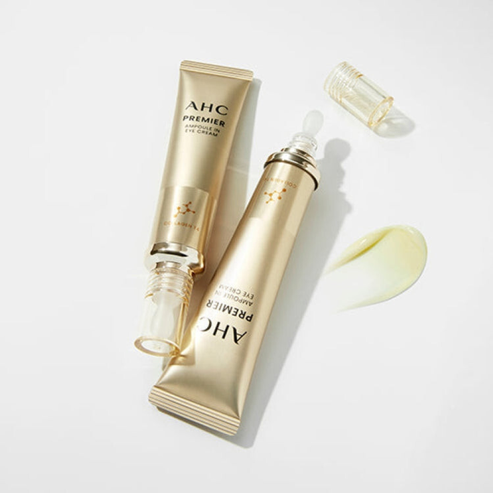 Высокопитательный ампульный крем для век с коллагеном AHC Premier Ampoule In Eye Cream Collagen T4