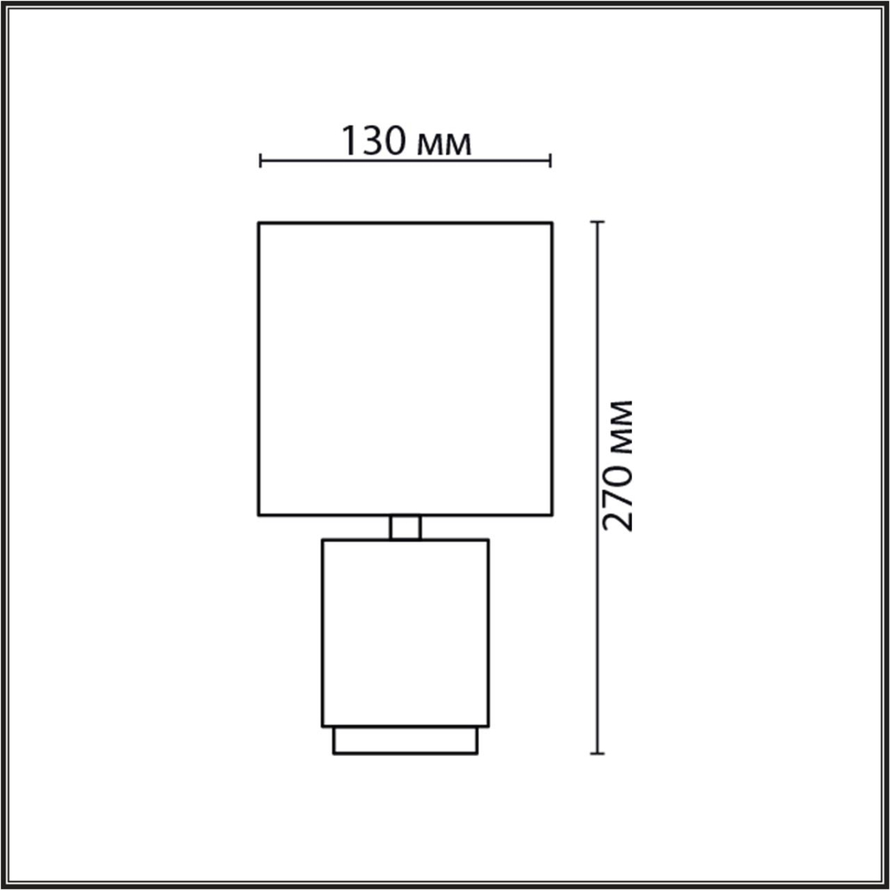 8179/1T COUNTY LN26 500 черный, керамика/текстиль Настольная лампа E14 1*40W 220V KAISA