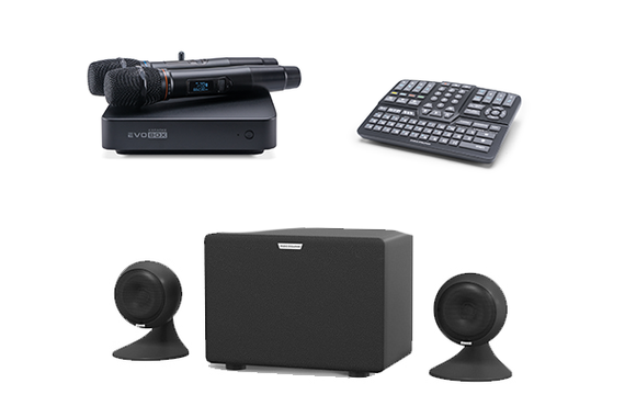 Комплект караоке Evolution Evobox Classic [Black] + стереосистема EvoSound Sphere