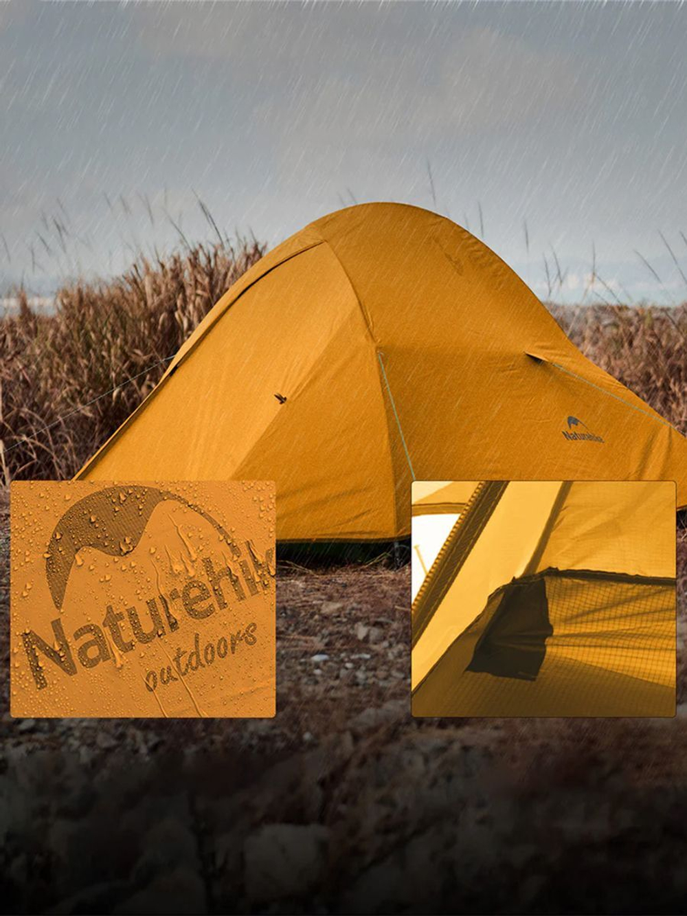 Палатка туристическая Naturehike Сloud Up Base CNK2450WS032 210T одноместная, зеленая, 6927595798614