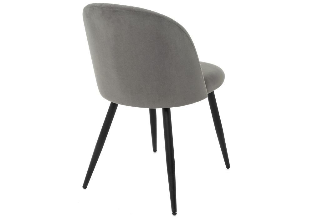 Стул на металлокаркасе Gabi 1 dark gray / black