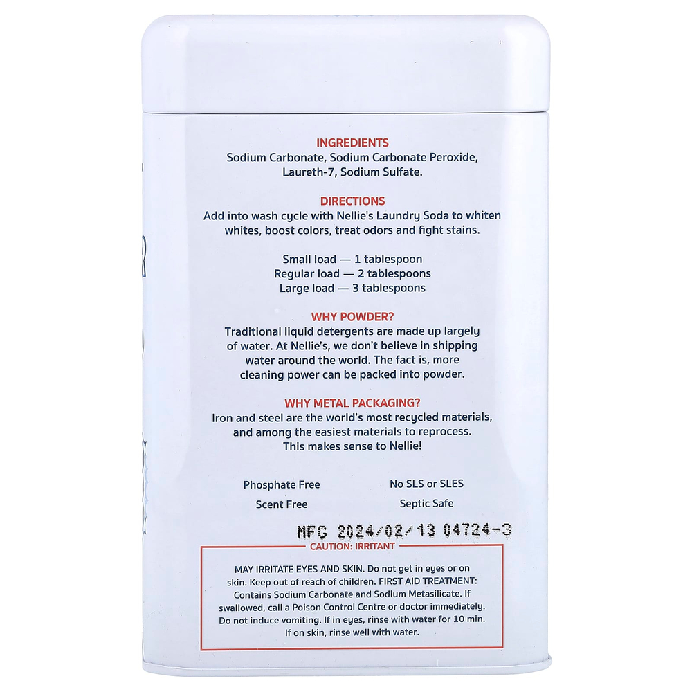 Nellie's, Кислородный осветлитель, 100 мерных ложек