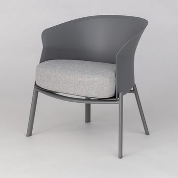 Кресло Wally Plastic серое