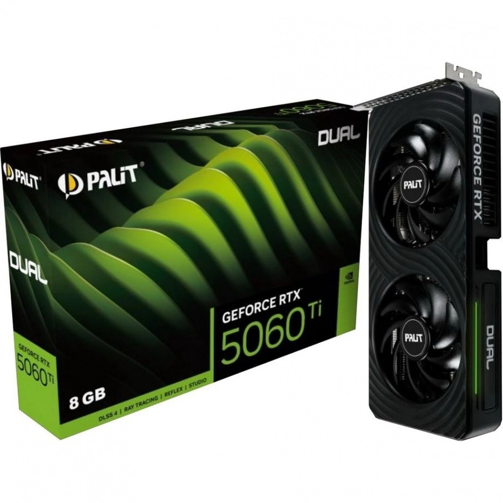 Видеокарта Palit RTX5060Ti DUAL 8GB GDDR7 (NE7506T019P1-GB2062D)
