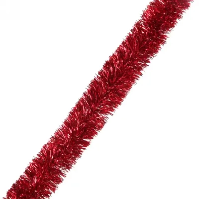 Мишура 2 м 6 см «Изумрудный блеск», Красный