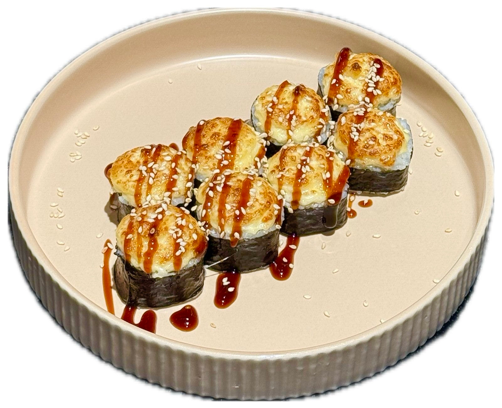 Запеченный с крабом ( сурими)