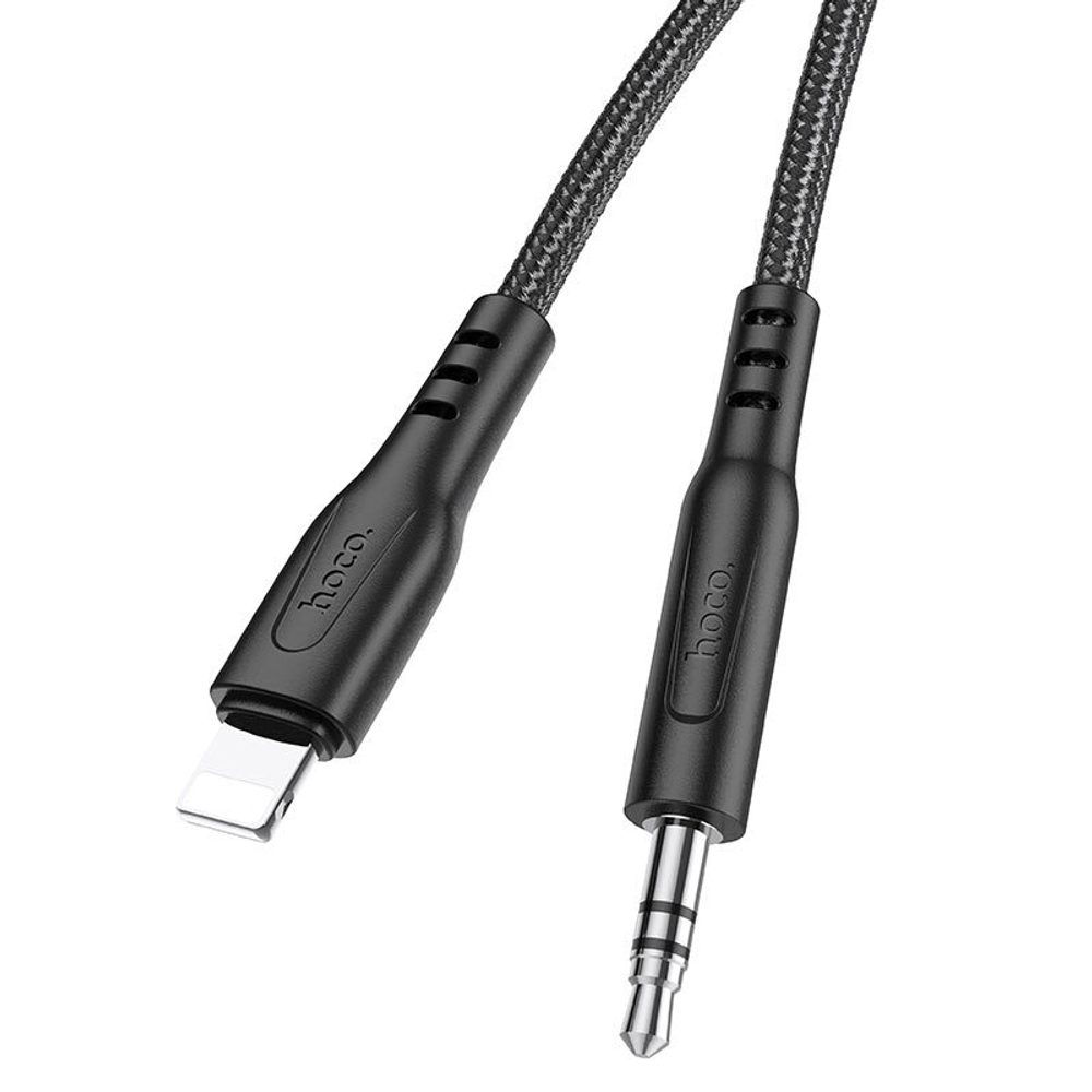 Аудио Адаптер HOCO DUA18 Lightning - 3.5mm AUX (черный)