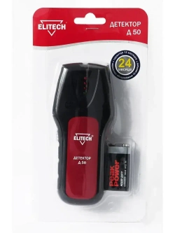 Детектор скрытой проводки в стене, металла Elitech Д 50