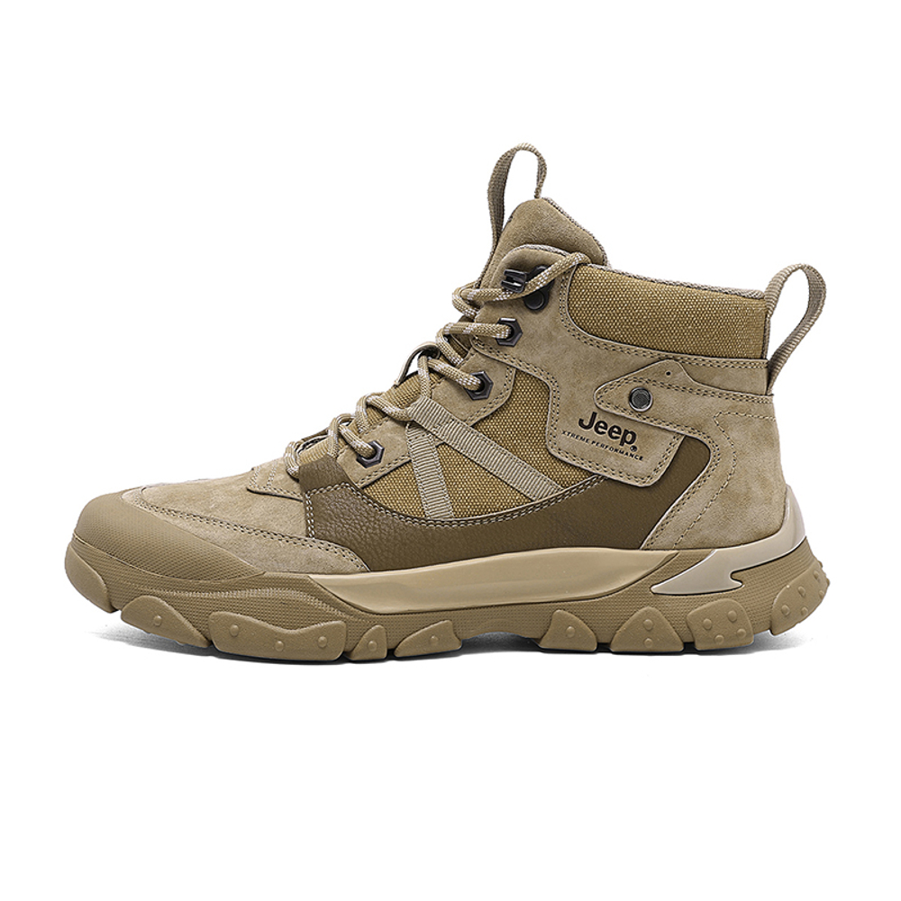 Jeep Short Outdoor Boots Men"s Khaki