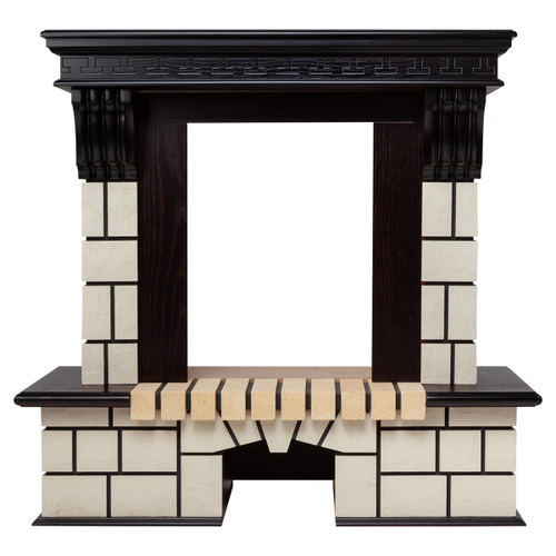 Портал каминный из МДФ RealFlame Stone под очаги (Majestic, Fobos, Eugene, 3D Olympic) AO античный дуб