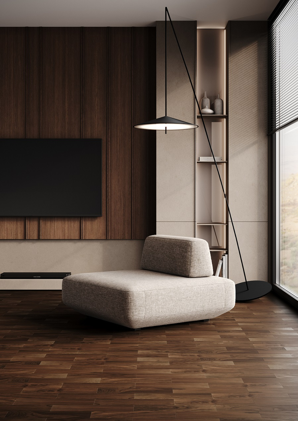 Кварцевый паркет Quartz Parquet Штучный паркет Орех Американский 44-400-29 5/0,6 мм