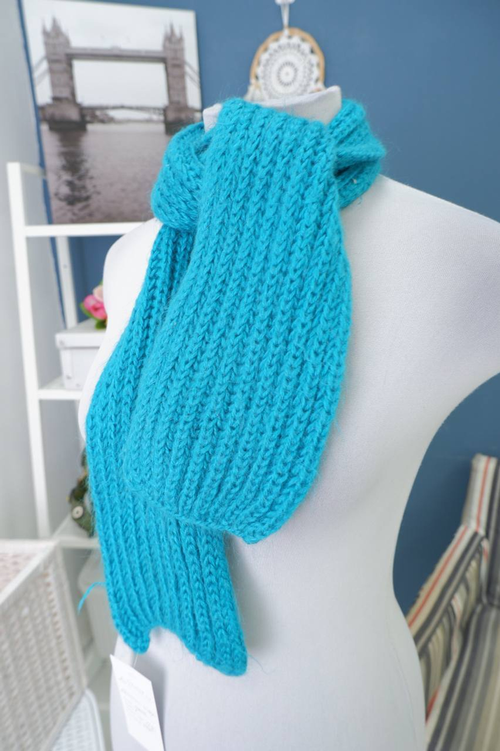 Шарф шерстяной